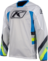 Klim Mojave,  jersey,  color: Light gRey/Neon-Blue/Neon-Yellow,  size: XXL