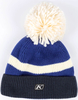 Klim Powder Pom,  beanie,  color: Dark Blue/Blue/White,  size: One Size