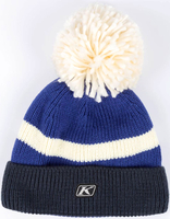 Klim Powder Pom,  beanie,  color: Dark Blue/Blue/White,  size: One Size