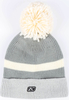 Klim Powder Pom,  beanie,  color: Grey/Light Grey/White,  size: One Size