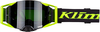Klim Rage,  goggles,  color: Dark Grey/Neon-Yellow Dark-Tinted,  size: One Size