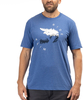 Klim Ride,  t-shirt,  color: Blue/White/Black,  size: XL