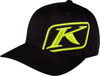 Klim Rider Hat,  cap,  color: Black/Neon-Yellow,  size: S/M
