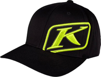 Klim Rider Hat,  cap,  color: Black/Neon-Yellow,  size: S/M