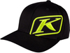 Klim Rider S23,  cap,  color: Black/Neon-Yellow,  size: L/XL