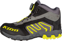 Klim Ridgeline,  boots,  color: Black/Grey/Neon-Yellow,  size: 8 US