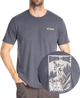 Klim Saddle Mountain,  t-shirt,  color: Dark Blue/Light Grey,  size: XXL