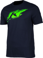Klim Scuffed SS,  t-shirt,  color: Dark Blue/Neon-Green,  size: L