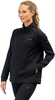 Klim Solitude Asym,  functional pullover women,  color: Black,  size: L