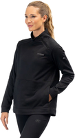Klim Solitude Asym,  functional pullover women,  color: Black,  size: M