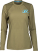 Klim Solstice -1.0,  functional shirt longsleeve women,  color: Olive,  size: XS