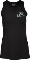 Klim Solstice -1.0,  functional shirt sleeveless women,  color: Black,  size: XL