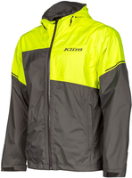 Klim Stash,  textile jacket waterproof,  color: Dark Grey/Neon-Yellow,  size: M