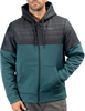Klim Tamarack,  zip hoodie,  color: Petrol/Black,  size: XL