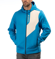 Klim The Hill Climber,  zip hoodie,  color: Light Blue/White/Black,  size: XL