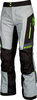 Klim Traverse S20,  textile pants Gore-Tex,  color: Grey/Black/Neon-Green,  size: 36