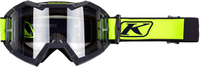Klim Viper Fracture,  goggles,  color: Black/Neon-Yellow Clear,  size: One Size