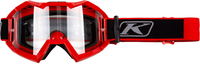 Klim Viper Fracture,  goggles,  color: Red/Black Clear,  size: One Size