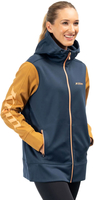 Klim Visita Long,  zip hoodie women,  color: Dark Blue/Orange,  size: XL