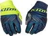 Klim XC Lite,  gloves,  color: Dark Blue/Neon-Yellow/Petrol,  size: 3XL