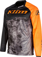 Klim XC Lite S23,  jersey,  color: Black/Orange/Grey,  size: S