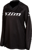 Klim XC Lite S23,  jersey women,  color: Black/White,  size: L