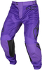 Klim XC Lite S24,  textile pants,  color: Purple/Black,  size: 42