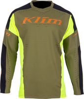 Klim XC Pro,  jersey,  color: Dark Green/Neon-Yellow/Black,  size: S
