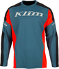 Klim XC Pro,  jersey,  color: Petrol/Black/Neon-Red,  size: XL