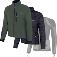 Knox Dual Pro 3in1,  textile jacket women,  color: Dark Green,  size: XL