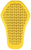 Knox Micro-lock Compact 500/501,  back protector insert Level 2,  color: Yellow,  size: 450x270 mm