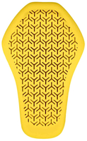 Knox Micro-lock Compact 500/501,  back protector insert Level 2,  color: Yellow,  size: 450x270 mm