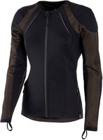 Knox Urbane Pro MK3,  protector jacket women,  color: Dark Brown/Black,  size: XL