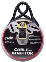 Kovix KD6,  safety cable and adapter set