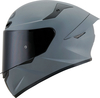 KYT TT-Course Plain,  integral helmet,  color: Matt Grey,  size: L