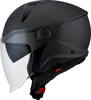 KYT D-City,  jet helmet,  color: Matt-Dark Grey,  size: XS