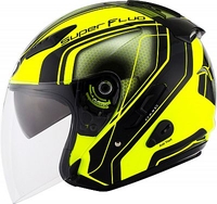KYT Hellcat Superfluo,  jet helmet