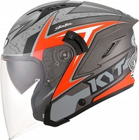 KYT NF-J Attitude,  jet helmet