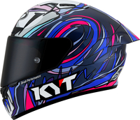 KYT NZ-Race Bastianini Replica 2022,  integral helmet,  color: Pink/Blue/Grey/Black,  size: XS