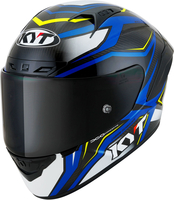 KYT NZ-Race Carbon Stride,  full face helmet,  color: Blue/White/Black,  size: S