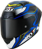 KYT NZ-Race Carbon Stride,  full face helmet,  color: Blue/White/Black,  size: XS