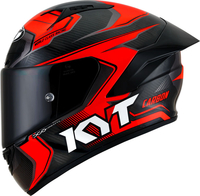 KYT NZ-Race Competition Carbon,  full face helmet,  color: Red/Black,  size: M