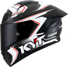 KYT NZ-Race Competition Carbon,  full face helmet,  color: White/Black,  size: M