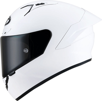 KYT NZ-Race Plain,  full face helmet,  color: White,  size: S