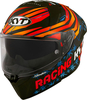 KYT R2R MAX Fernandez 2022 Replica,  full face helmet,  color: Matt Black/Orange/Blue/Red,  size: S