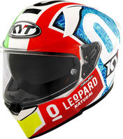 KYT R2R MAX Foggia Misano 2021 Replica,  full face helmet,  color: White/Red/Green/Light Blue,  size: XS