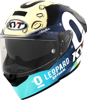 KYT R2R MAX Foggia Mugello 2022 Replica,  full face helmet,  color: Black/White/Light Blue/Beige,  size: XL