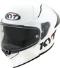 KYT R2R Plain,  full face helmet,  color: White,  size: M