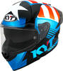 KYT R2R Straight,  full face helmet,  color: Black/Blue/White/Red,  size: XL