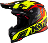 KYT Skyhawk Digger,  motocross helmet,  color: Matt Black/Neon-Yellow/Orange,  size: XS